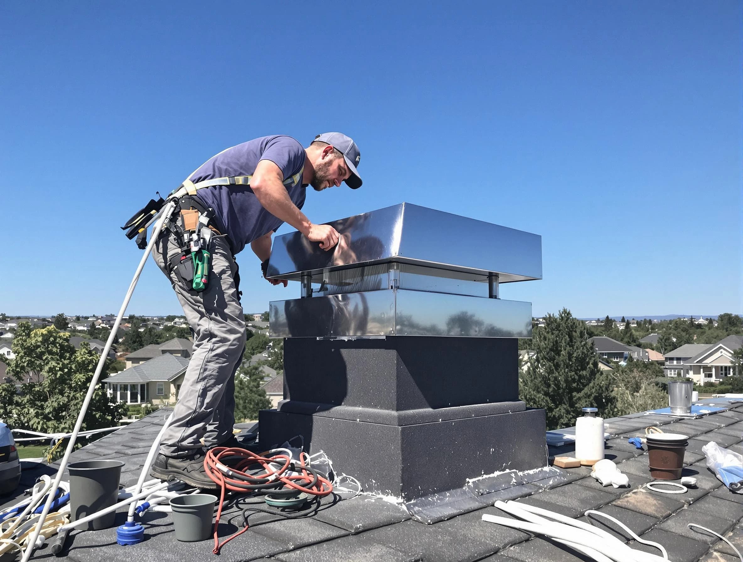 Chimney Cap Services service in Rahway, NJ
